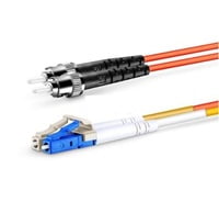 LC to ST OM2 Mode Conditioning Fiber Optic Patch Cable, 1m