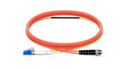 LC to ST OM2 Mode Conditioning Fiber Optic Patch Cable, 1m