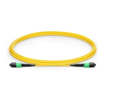 MTP® PRO-12 (Male) to MTP® PRO-12 (Male) OS2 Single Mode Elite Trunk Cable, 12 Fibers, Type B, Plenum (OFNP), Yellow