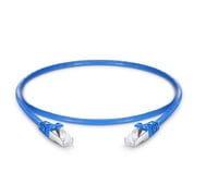 6in (0.15m) Cat6a Snagless Shielded (SFTP) PVC CMX Ethernet Network Patch Cable, Blue