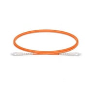 SC to SC UPC Simplex OM1 2.0mm PVC Fiber Patch Cable, 1m