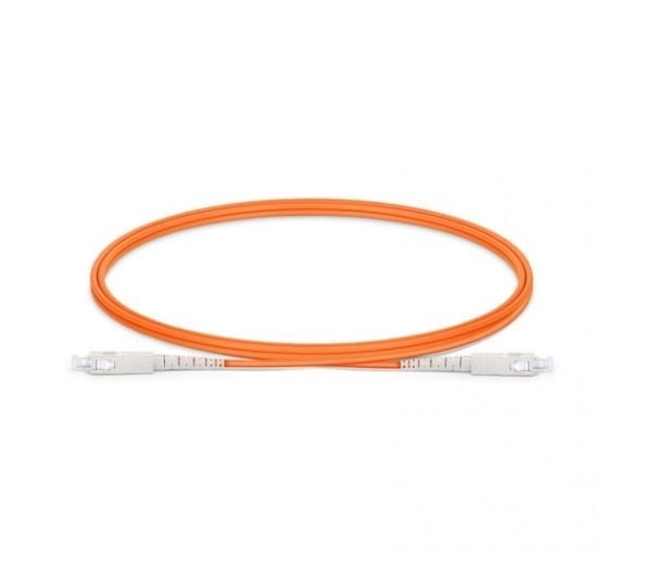 SC to SC UPC Simplex OM1 2.0mm PVC Fiber Patch Cable, 1m