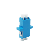 LC to LC Duplex Adapter with Flange, OS2 UPC