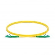 LC to LC APC Simplex OS2 2.0mm PVC Fiber Patch Cable, 1m LC to LC APC Simplex OS2 2.0mm PVC Fiber Patch Cable, 1m