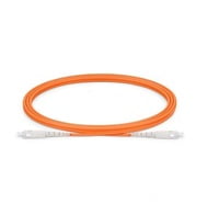 LC to LC UPC Duplex OM2 2.0mm PVC Fiber Patch Cable, 1m