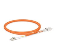 LC to SC UPC Duplex OM1 2.0mm PVC Fiber Patch Cable, 1m