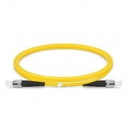ST to ST UPC Duplex OS2 2.0mm PVC Fiber Patch Cable