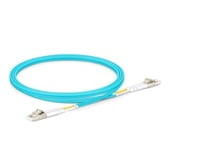 1m (3ft) LC UPC to LC UPC Duplex OM4 Multimode PVC (OFNR) 2.0mm Fiber Optic Patch Cable