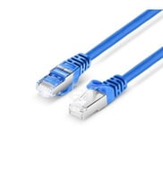 3ft (0.9m) Cat5e Snagless Shielded (FTP) PVC CMX Ethernet Network Patch Cable, Blue