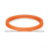 SC to SC UPC Simplex OM1 2.0mm PVC Fiber Patch Cable, 1m