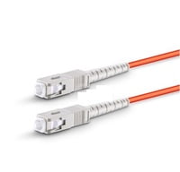 SC to SC UPC Simplex OM1 2.0mm PVC Fiber Patch Cable, 1m