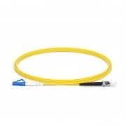 LC to ST UPC Simplex OS2 2.0mm PVC Fiber Patch Cable, 1m