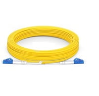 1m (3ft) Jarretière Optique LC UPC vers LC UPC Duplex OS2 Monomode PVC (OFNR) 2,0mm