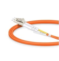 LC to SC UPC Duplex OM1 2.0mm PVC Fiber Patch Cable, 1m