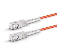 LC to LC UPC Duplex OM2 2.0mm PVC Fiber Patch Cable, 1m