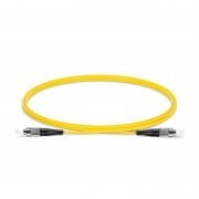 FC to FC UPC Simplex OS2 2.0mm PVC Fiber Patch Cable, 1m
