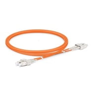 SC to SC UPC Duplex OM1 2.0mm PVC Fiber Patch Cable, 1m