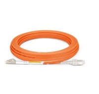 LC to SC UPC Duplex OM1 2.0mm PVC Fiber Patch Cable, 1m