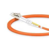 LC to ST UPC Duplex OM2 2.0mm PVC Fiber Patch Cable, 1m