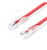 3ft (0.9m) Cat5e Snagless Unshielded (UTP) PVC CM Ethernet Patch Cable, Red